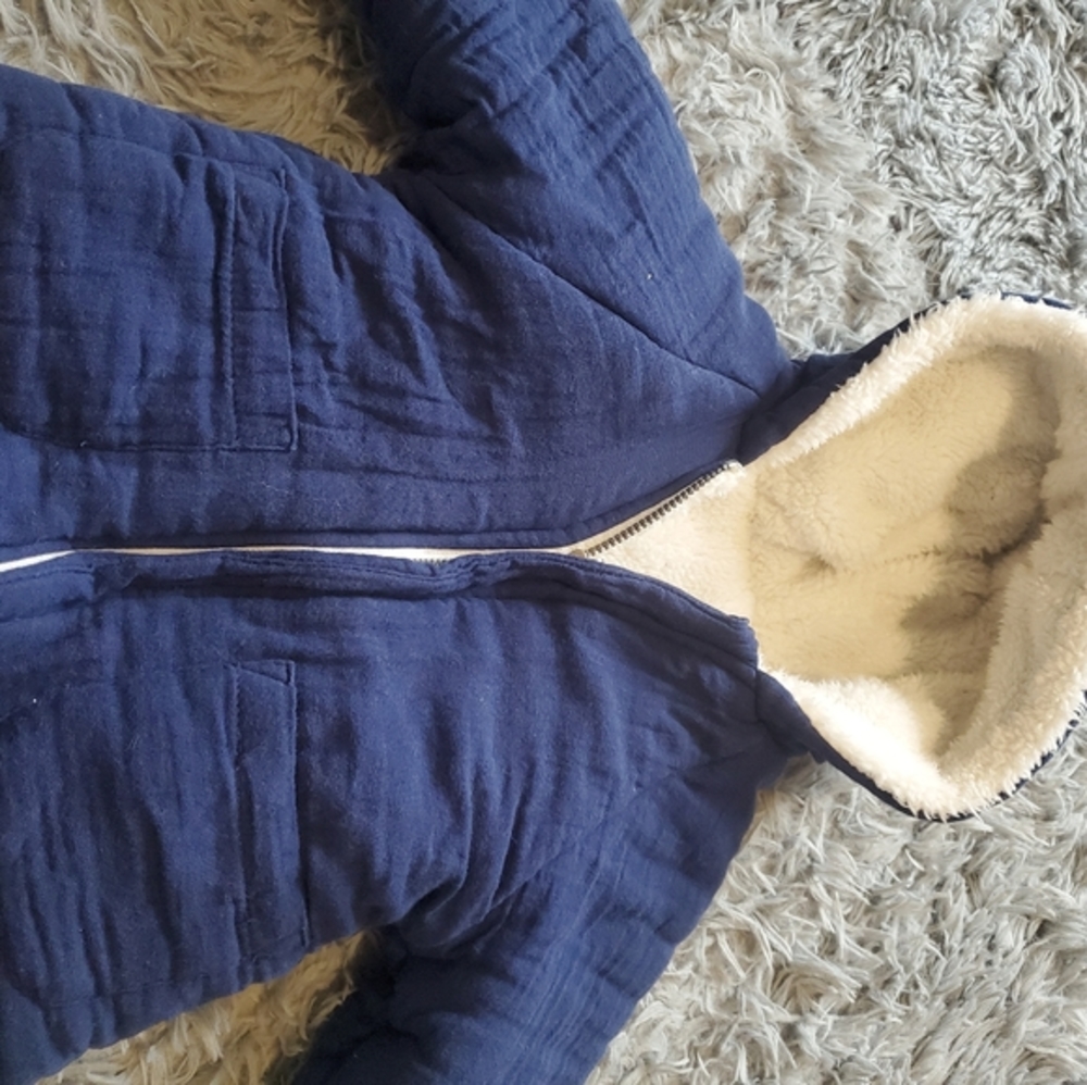 Unisex reversible winter coat.